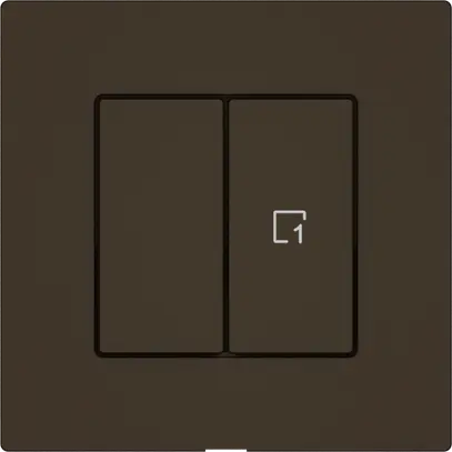 Stazione sec.interr.EDIZIO.liv Wiser SNAPFIX® 1 scena 2 tasti WLAN ma 