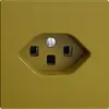 Prise ENC EDIZIOdue T23 16A olive, avec bornes enf. 