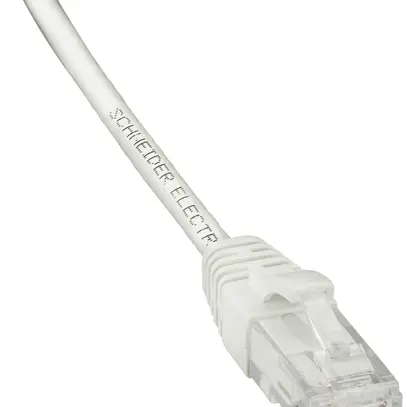 Câble patch RJ45 Schneider Electric, cat.6 U/UTP, AWG28, LSZH, blanc, 2m 