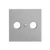 Placca frontale EDIZIOdue silver per R/TV 
