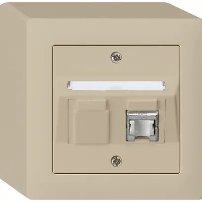 Presa AP kallysto cat.6 1RJ45/s beige 
