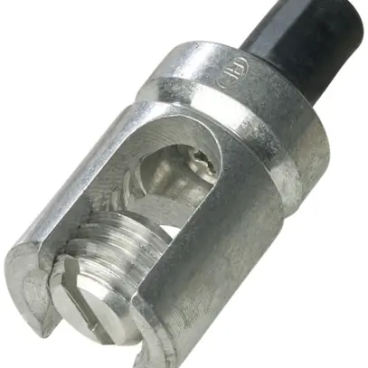 Support de fil Flury AV 21 avec goujon en néoprène, Al, Ø 6…10mm 