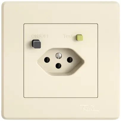 Prise FI ENC EDIZIO.liv  1×T13 cr 