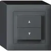 Pulsante per tapparelle AP kallysto 2 tasti di comando antracite mors.innesto 