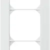 Telaio di copertura INC kallysto.trend 3×1 bianco 94×214mm 