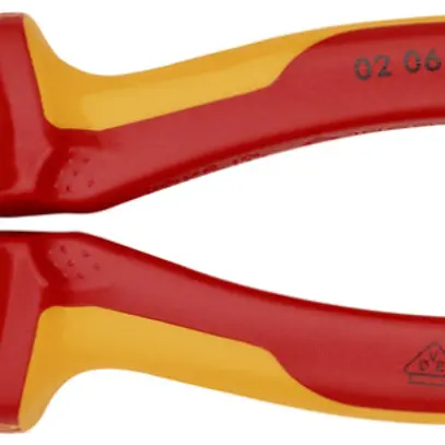 Pinza universale KNIPEX VDE 180mm Ø2…2.5mm/11.5mm, 16mm² 