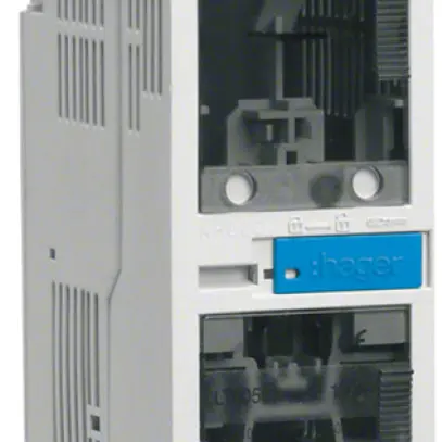 Coupe-circuit sectionneur HPC Hager DIN000 690VAC 100A rail DIN sortie haut/bas 