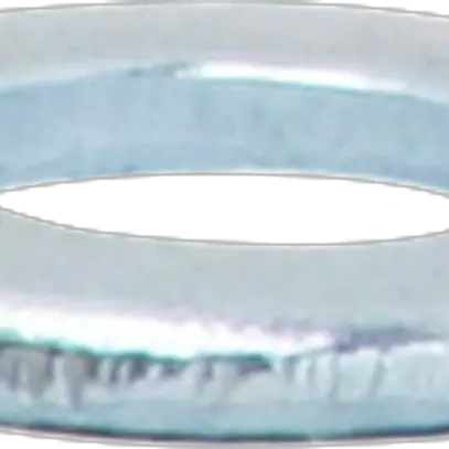 Rondelle M5 10×5.3×1mm DIN 125A zing.bl, sans chanfrein 