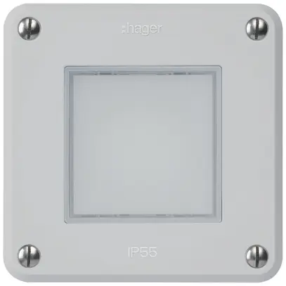 UP-LED-Leuchte robusto C IP55 grau LED blau 