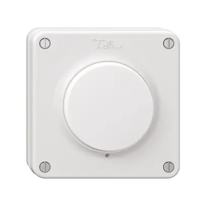 Interruttore a pulsante NUP NEVO, S3/1L, illuminabile, bi, c.membrana bianca 