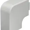Angolo piatto Bettermann per canale d'inst.WDK grigio chiaro 40×60mm 