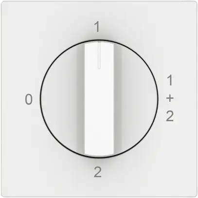 Interruttore rotativo EDIZIO.liv SNAPFIX® manopola commut.serie 1/1L bi 