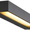 Lampada a muro LED SLV PEMA WL 7.7W 450lm 3000K IP54 110° 220mm antracite 