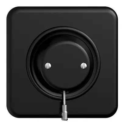 UP-Frontset STANDARDdue schwarz für Zugtaster/-schalter 