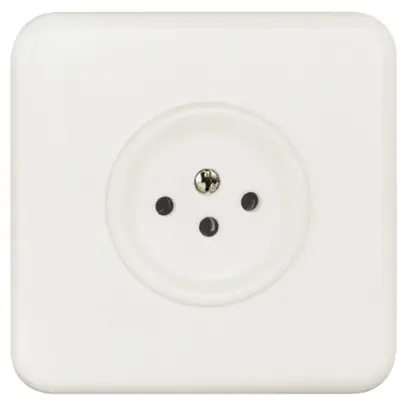 Frontset FH zu Steckdose T12 weiss 