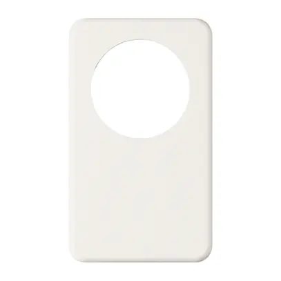 Plaque de recouvrement I-I 58mm+pleine blanc 