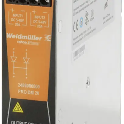 Modulo a diodo WM PRO DM 20 5…48VDC IN: 2×20A OUT: 1×40A 