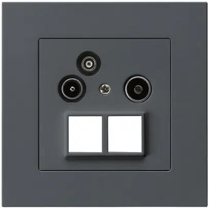 UP-Antennendose R/TV-Daten kallysto.pro HMS 2GHz 19db anthrazit 