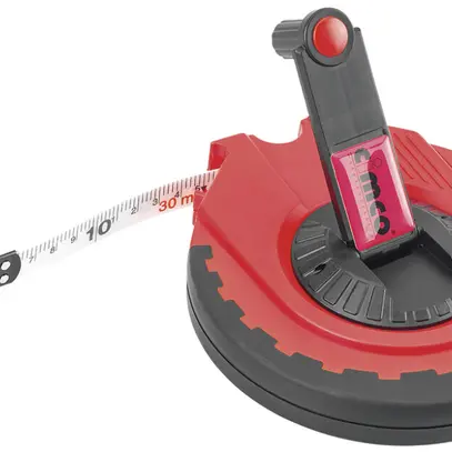 Rollbandmass CIMCO 30m schwarz/rot 