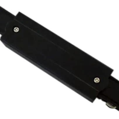 Connecteur DOTLUX triphasé, droit avec alimentation centrale noir 