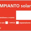 Warnaufkleber Swissolar "Solar DC ANLAGE" Italienisch 