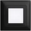 Kit frontale INC EDIZIOdue nero 88×88mm per lampada LED 