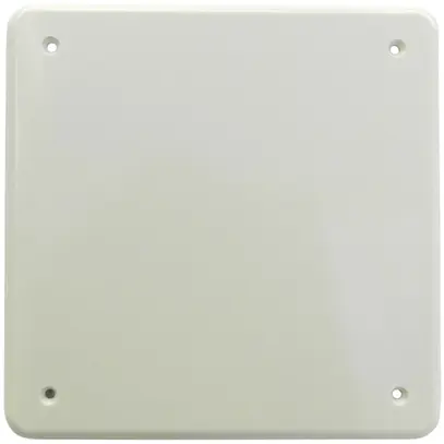 Placca di cop. INC 2×2 4fori di fissaggio bianco 
