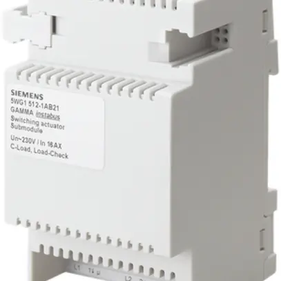 Attuatore-commutatore KNX AMD Siemens 3-volte 16A, modulo ampl. 