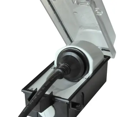 Presa AP 1×T13 IP44 dispositivo di chiusura 