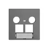 Kit di copertura EDIZIOdue F, p.presa multimedia EASYNET, p.2×RJ45 S-One, grs 