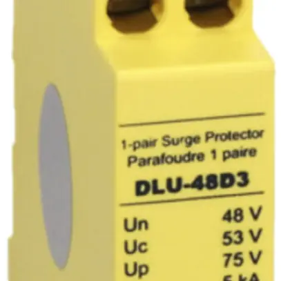 Parasurtenseur Flury DLU, type 3, 48VDC, 1×2 fils 