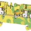 Morsetto di protezione Weidmüller A3C PUSH IN 1.5mm² 4 contatti verde/giallo 