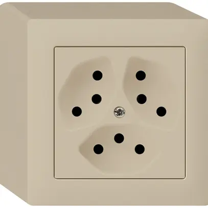 Prise AP kallysto 3×T13 beige 