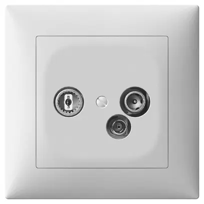 Prise d'antenne ENC SIDUS TV-R-données 4dB/65 blanc 