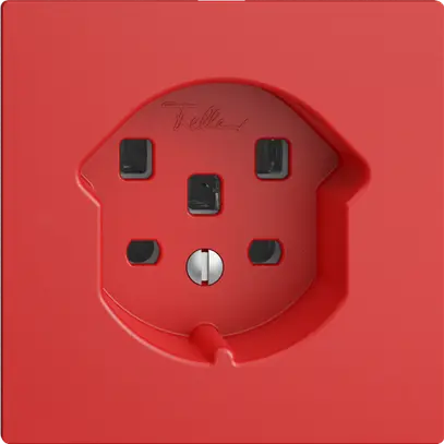 Prise EDIZIOdue T25 16A berry, avec bornes enf. 