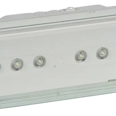 Luminaire d.sec./avertissem. LED LEG U34LED, perm./en veille, 1h 450lm 