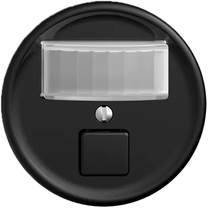 Détecteur de mouvement STANDARDdue Q pirios 180 R eco plus 1 canal, noir 