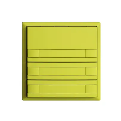 Poussoir KNX RGB EDUE, 250mW, s.LED, a.papier, 3×poussoir, comm.2×touches, lem 