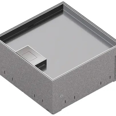Scatola da pavimento Hager Q06 LE 3kN 200×205×15mm acciaio inossidabile 6×FLF 