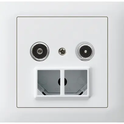 Presa multimedia INS kallysto R-TV c.scatola INS G3 montaggio T 14dB 2GHz bianco 