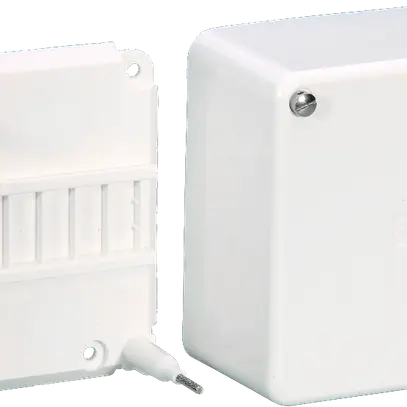 Scatola di derivazione AP Fixer 117×117×62 bianco senza morsetti 