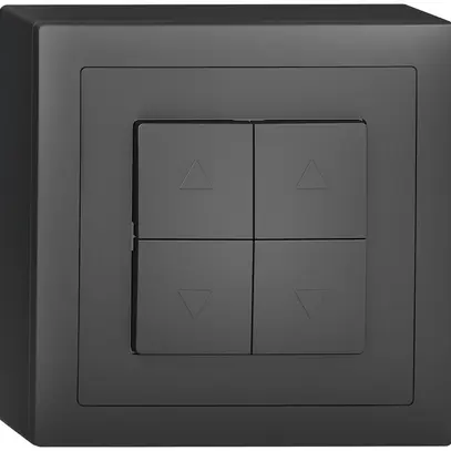 Contatto per tapparelle AP Sidus, 2-canale, antracite 