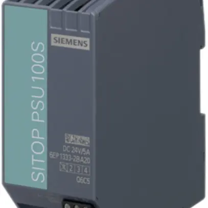 Alimentation Siemens SITOP PSU100S, IN:120/230VAC, OUT:24VDC/5A 