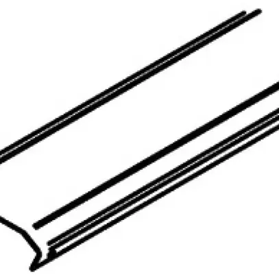 Canale C Lanz, 1000mm, RAL 9010 