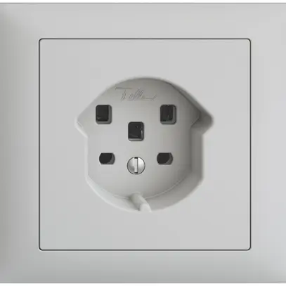 Presa INS EDIZIOdue T25 16A grigio chiaro, con morsetti innest. 