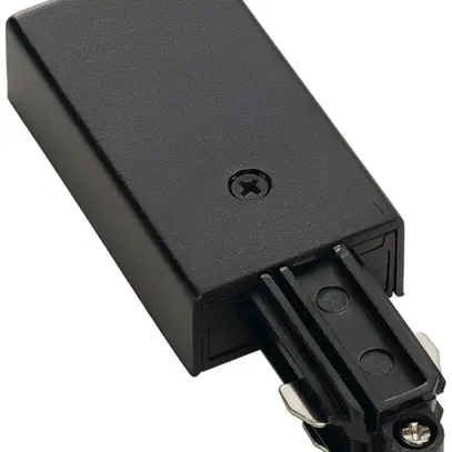 Alimentation SLV pour rail conducteur AP 1-phase, terre gauche noir 