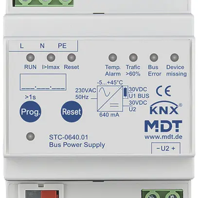 Alimentazione KNX AMD MDT STC-0640.01 30V 640mA 1 linea 1 bobina di blocco 4UM 
