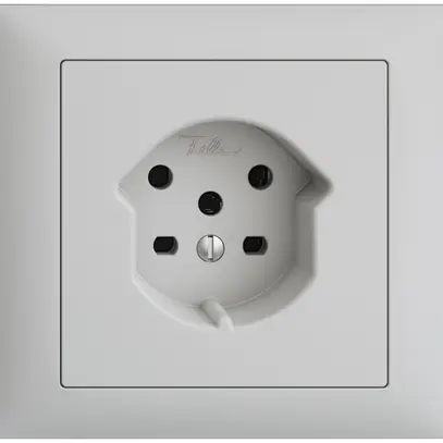 Presa INS EDIZIOdue T15 FKE grigio chiaro 