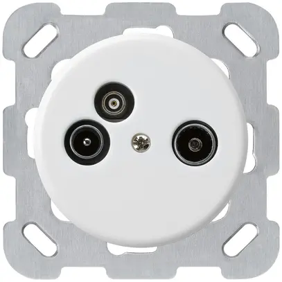 Prise d'antenne ENC TV-R-Données basico B 2GHz 10.5db blanc 