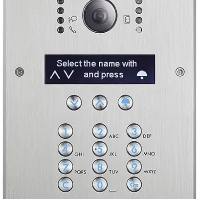 Module d'interphone ENC caméra vidéo clavier alphanumérique en acier inoxydable 